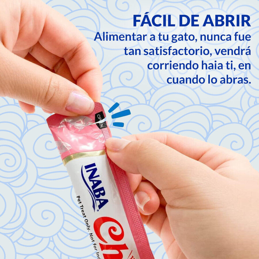 20 sobres x 14 g Churu Variedades de At&uacute;n con Marisco Snack L&iacute;quido para gatos, , large Imagen numero 4