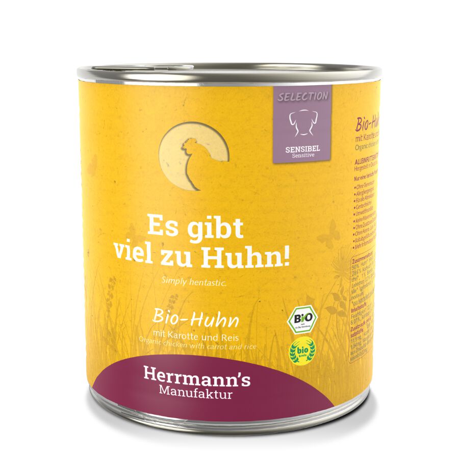 Selection Sensibel BIO Pollo con zanahoria y arroz 15 x 150g, , large Imagen numero 2