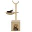 Rascador con poste de sisal color Beige, , large indicador imagen numero 1