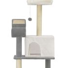 Rascador con poste para gatos color Gris y Blanco, , large image number null