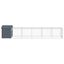 vidaXL Jaula gallinas con corral acero galvanizado gris 117x813x123 cm, , large indicador imagen numero 11