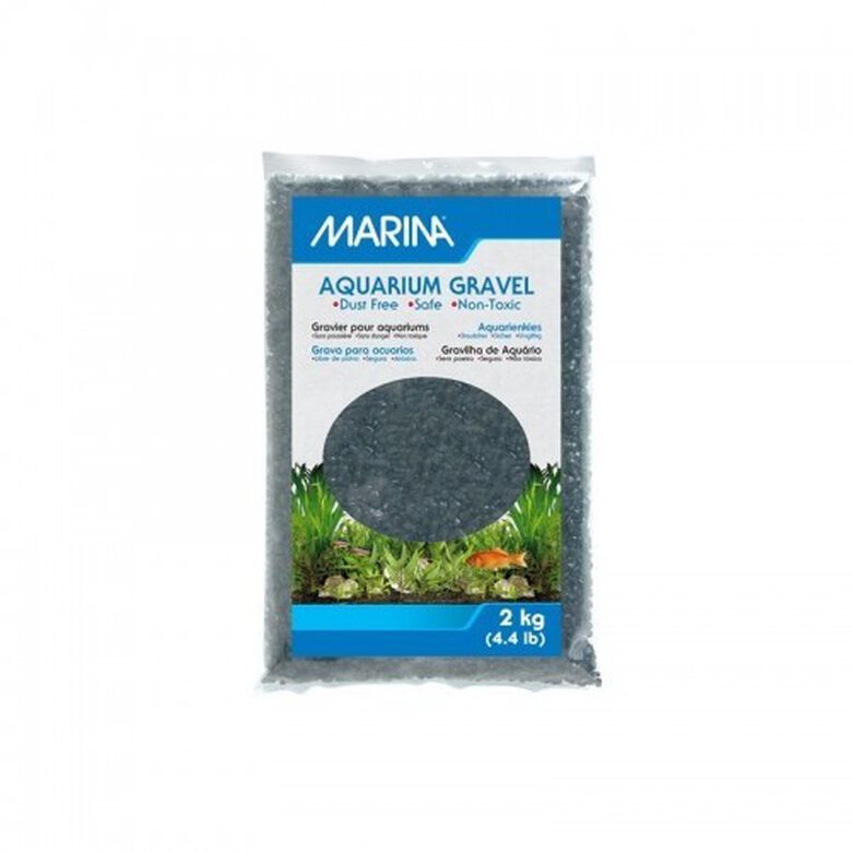 Grava Marina para acuarios color Negro