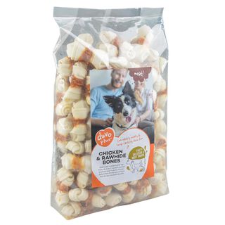 Duvo Hueso de Pollo y Piel Natural para Perros