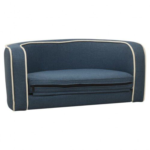 Vidaxl sof&aacute; plegable azul para perros, , large Imagen numero 7