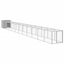 vidaXL Gallinero con corral acero galvanizado gris claro 110x405x110cm, , large indicador imagen numero 5