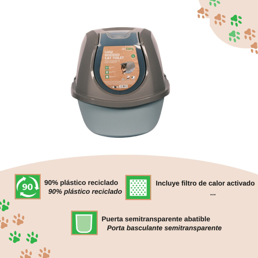 Nice Care Eco Arenero Smart Azul para gatos thumbnail