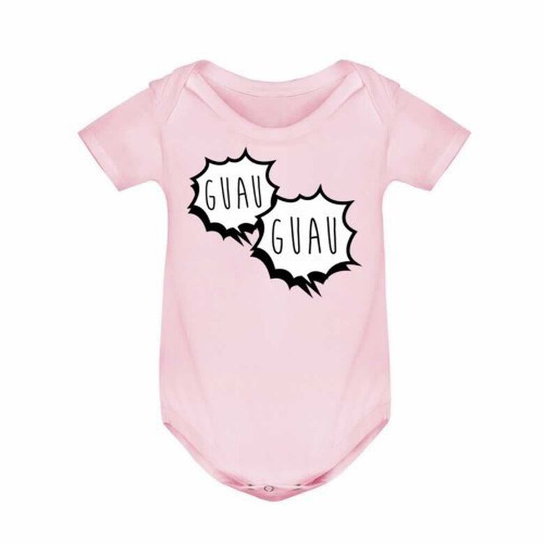 Body bebé &quot;Guau, guau&quot; color Rosa thumbnail