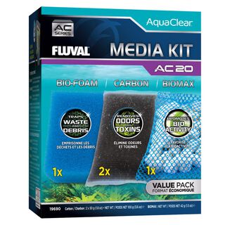 Fluval AquaClear Kit de Cargas para acuario