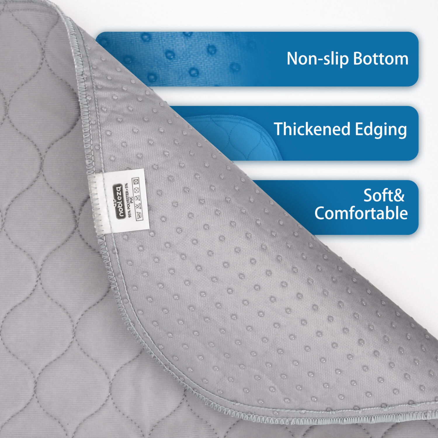 Nobleza Empapadores alfombrilla reutilizables adiestramiento para perros thumbnail