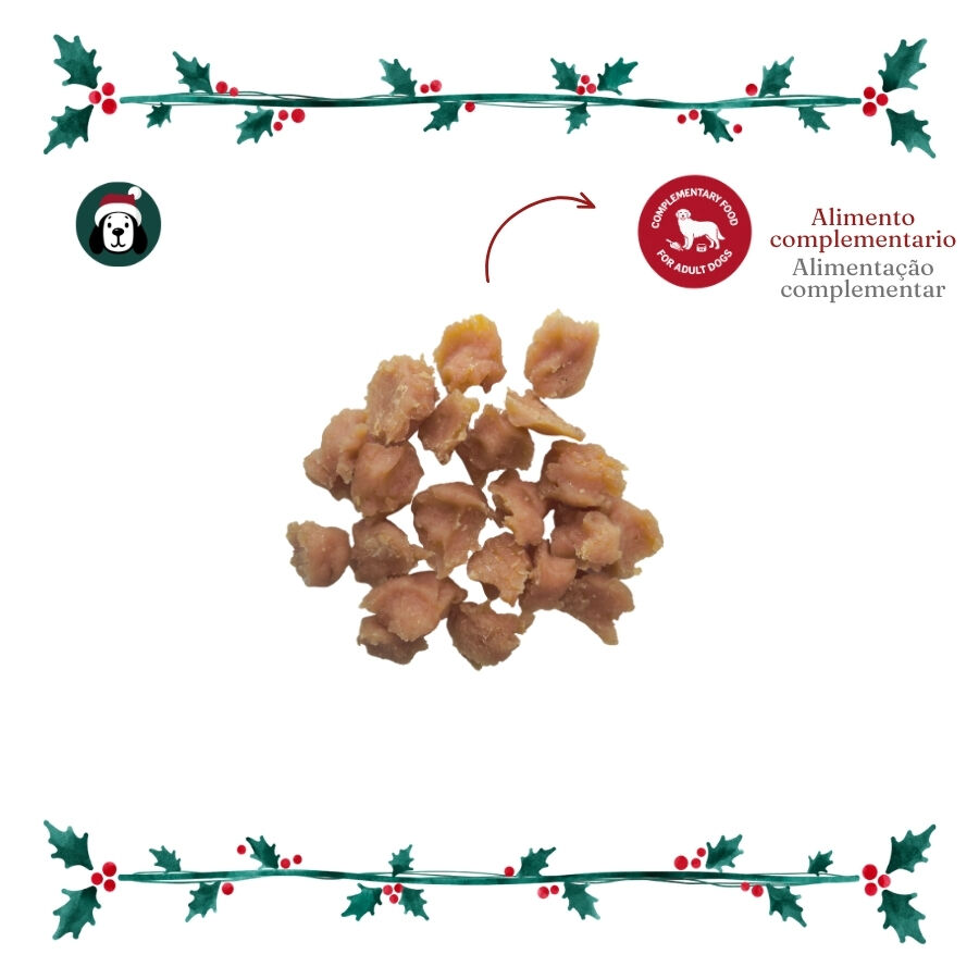 1 bolsita Wonder Christmas Bocados de Pollo Snacks para perros, , large Imagen numero 3
