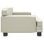 vidaXL Cama para perros de cuero sintético crema 70x45x30 cm, , large indicador imagen numero 3