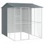 vidaXL Aviario de acero gris antracita 215x110x247 cm, , large indicador imagen numero 9