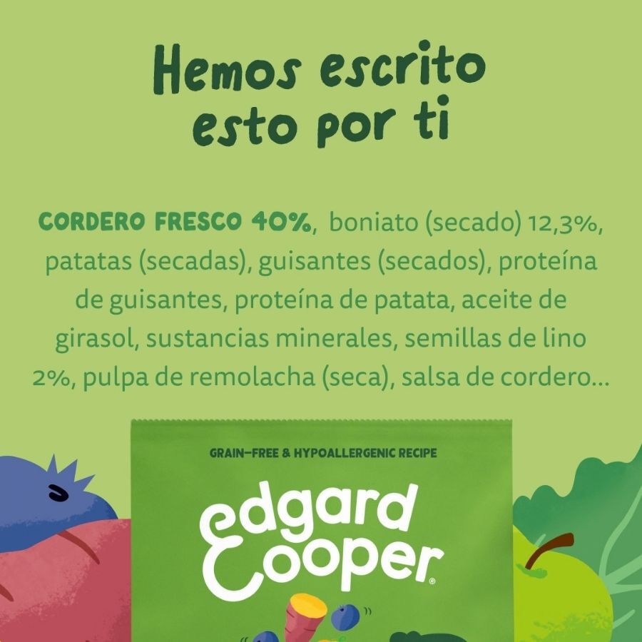 12 kg Edgard & Cooper Adult Cordero pienso para perros grandes, , large Imagen numero 4