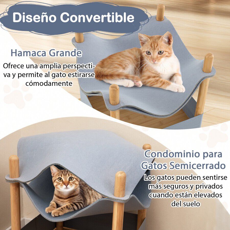 Costway Casa de Madera para Gatos thumbnail