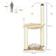 PawHut Árbol Rascador para Gatos con Hamaca Postes de Sisal, , large indicador imagen numero 3