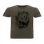 Camiseta para hombre Animal Totem león color verde, , large indicador imagen numero 1