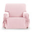 Protector Funda Sofa 3 Plazas con lazos. Color Rosa. 3 plazas (180 - 230 cm), , large indicador imagen numero 6