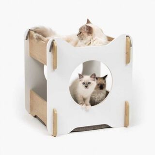 Cama para gatos Catit Vesper Cabana color blanco