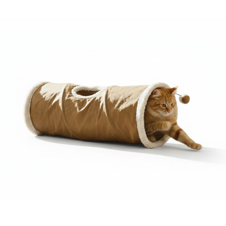 All For Paws Tunel plegable Marr&oacute;n para gatos&nbsp;, , large Imagen numero 4