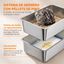 PawHut Arenero para Gato Gris oscuro, , large indicador imagen numero 4