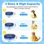 Nobleza Piscina Plegable para Perros &ndash; Ba&ntilde;era Port&aacute;til Antideslizante con Tablero PP, Tejido Oxford 210D Resistente a Ara&ntilde;azos, F&aacute;cil Montaje &ndash; D80 x H20 cm, , large indicador imagen numero 2