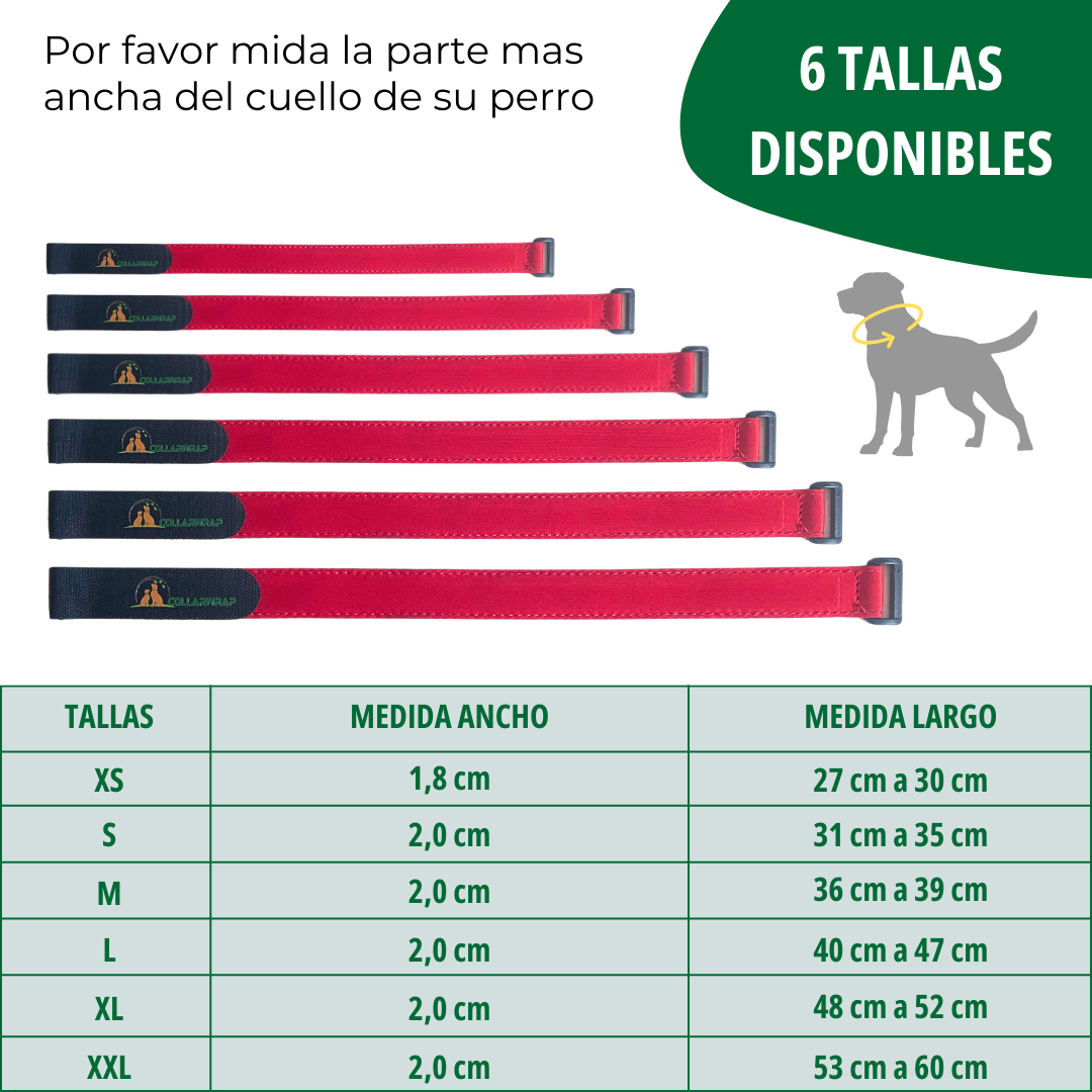 Funda Collar Aniparasitario Verde COLLARWRAP, , large Imagen numero 6