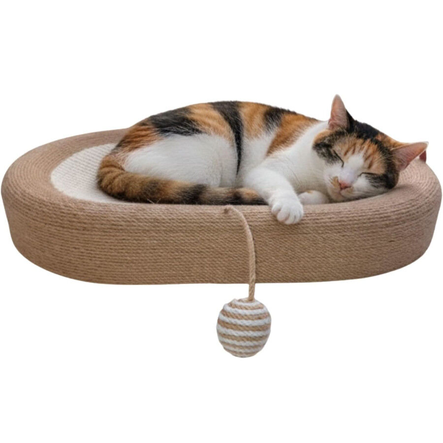 Althea Living - Rascador de sisal para gatos Isla. 2 en 1: cama y rascador, , large Imagen numero 2