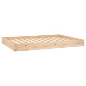 VidaXL Estructura rectangular cama de madera para perros
