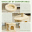 PawHut Rascador para Gatos Beige, , large indicador imagen numero 5