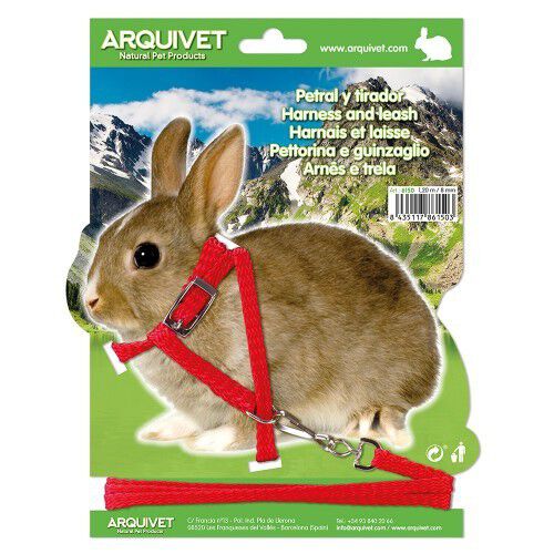 Petral para roedores color Rojo