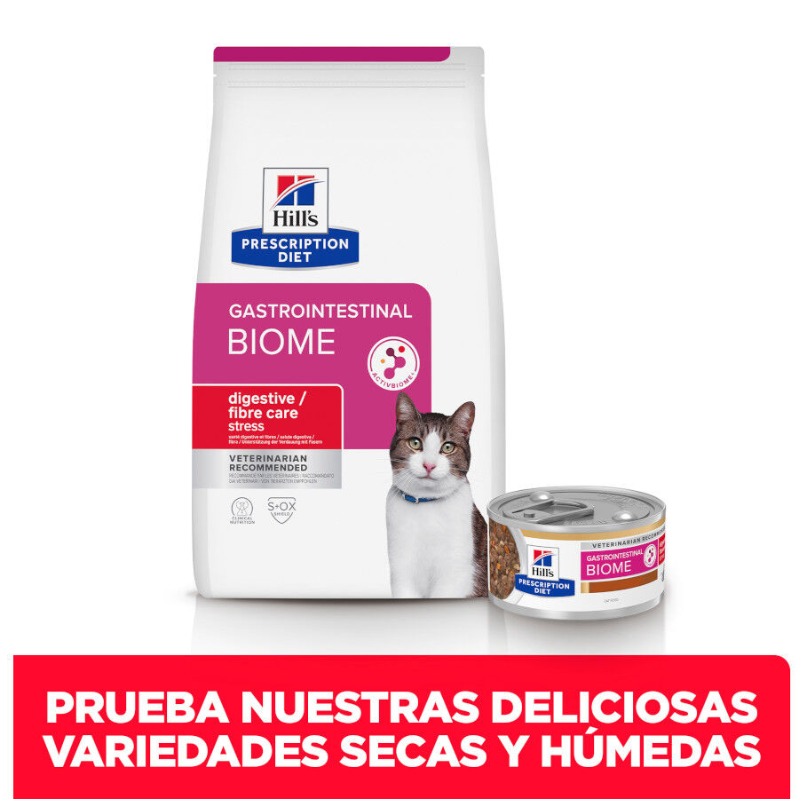 Hill’s Prescription Diet Gastrointestinal Biome Stress estofado lata para gatos thumbnail