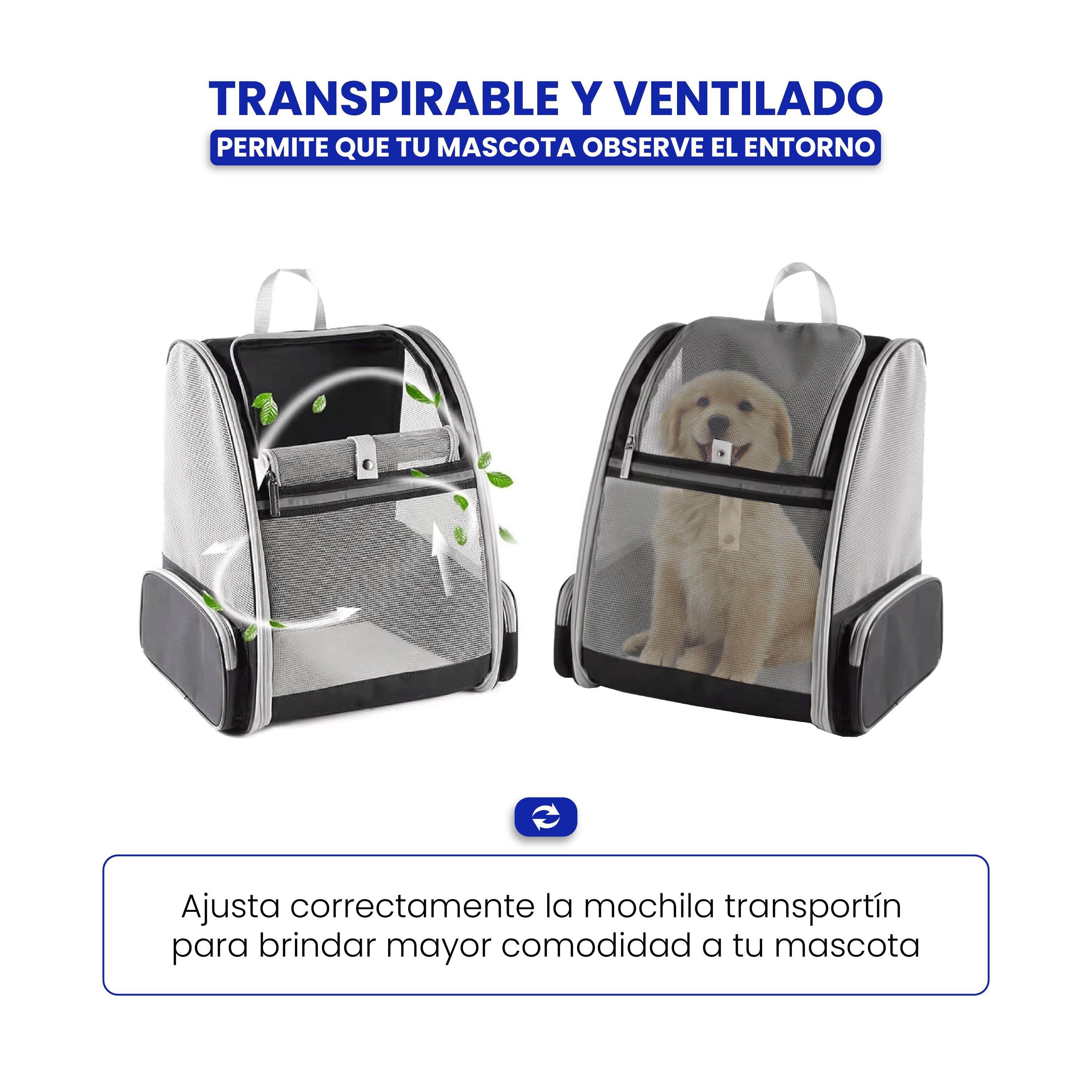 TheKingPet Mochila Transportín para viajar con perros y gatos thumbnail