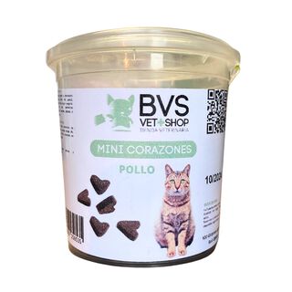 Barakaldo Vet Shop Snack Mini Corazones Pollo BVS para gatos
