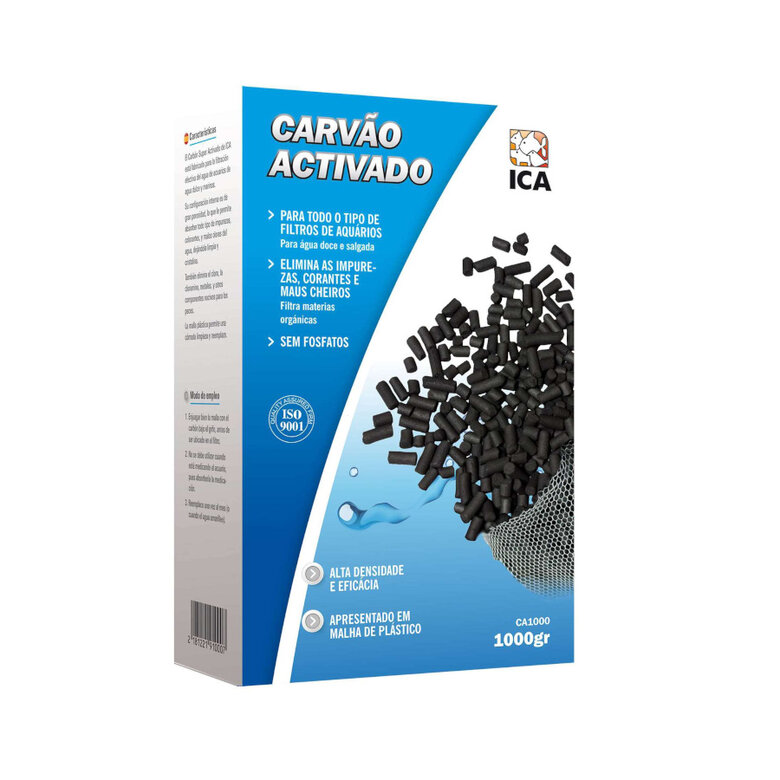 Ica Carbón activo para filtros de acuarios, , large image number null