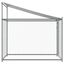 vidaXL Jaula de perros techo y puerta acero galvanizado gris 2x2x2 m, , large indicador imagen numero 4