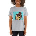 Mascochula camiseta mujer graffiti personalizada con tu mascota gris, , large image number null