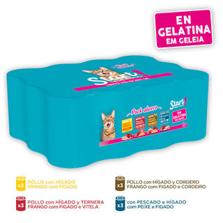 Start Multipack de Carne y Pescado en Gelatina para Gatos