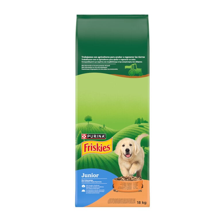 Friskies Junior Pollo y verduras Pienso para cachorros