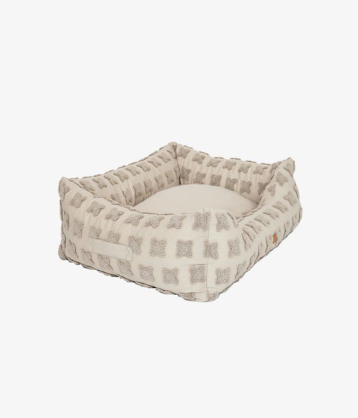 Pet and Co Cama Kingston Flowers Taupe para Perros, , large Imagen numero 2