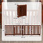 PawHut Barrera de Seguridad para Perros Plegable para Escaleras y Puertas Valla para Perros Pequeños de 4 Paneles con Soporte de Pie para Interiores 205x30x60 cm Marrón, , large indicador imagen numero 3