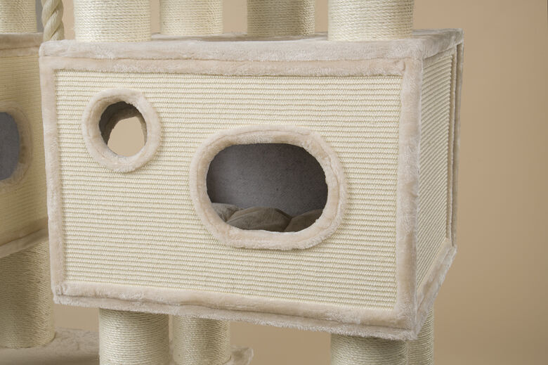 Rascador Royal Cat Palace Cream color Crema thumbnail