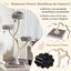 COSTWAY Árbol para Gatos Altura 178 cm, Torre para Gatos con Marco de Soporte de Metal, Tablero Rascadores de Sisal, 3 Plataformas, Bolas Colgantes, Juguete de Gatos de 4 Niveles (gris), , large indicador imagen numero 2