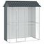 vidaXL Aviario de acero gris antracita 215x110x247 cm, , large indicador imagen numero 1