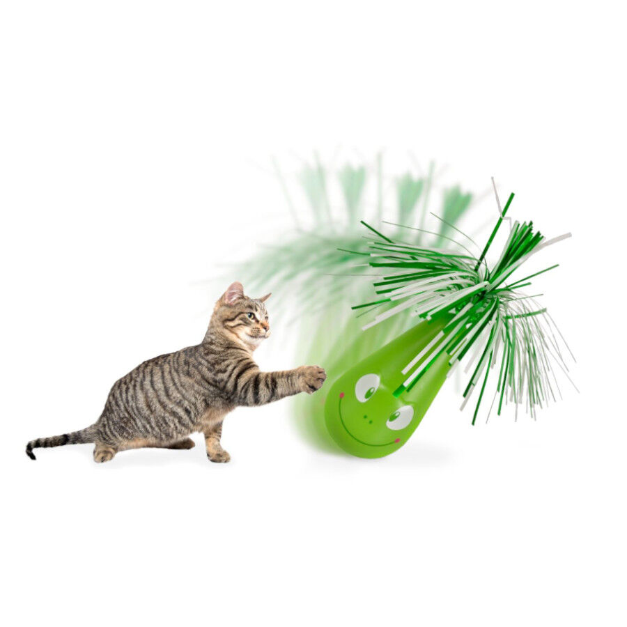 Flamingo Crazy Frog Balanc&iacute;n Verde para gatos, , large Imagen numero 2