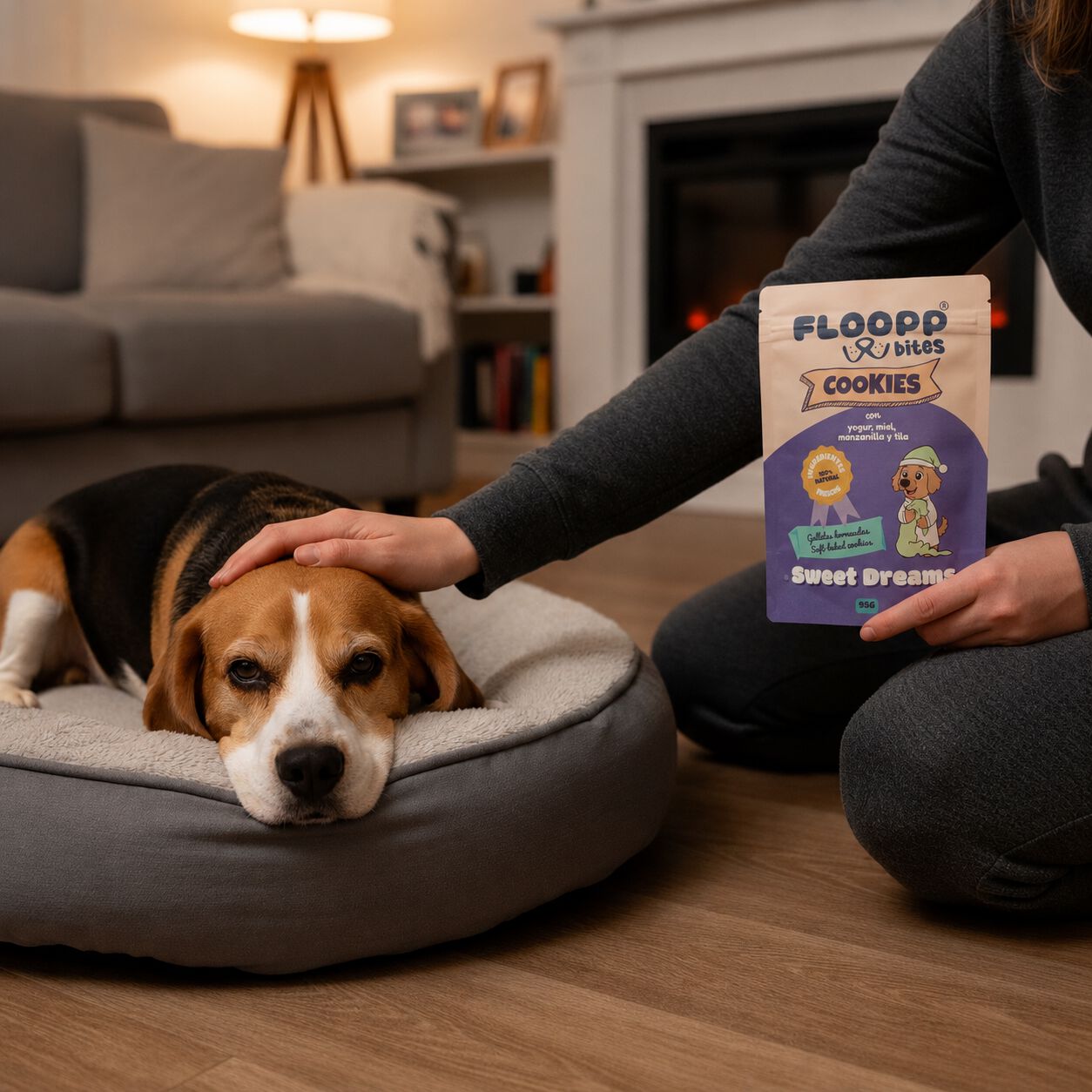 Floopp Bites Galletas Relajantes para Perros | Sweet Dreams | 95 g, , large Imagen numero 2