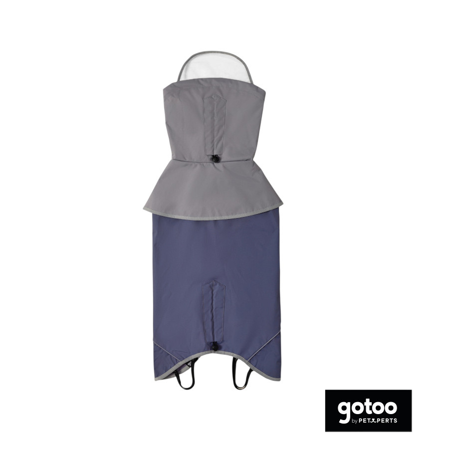 Gotoo Impermeable Gris con Capucha para perros, , large Imagen numero 2