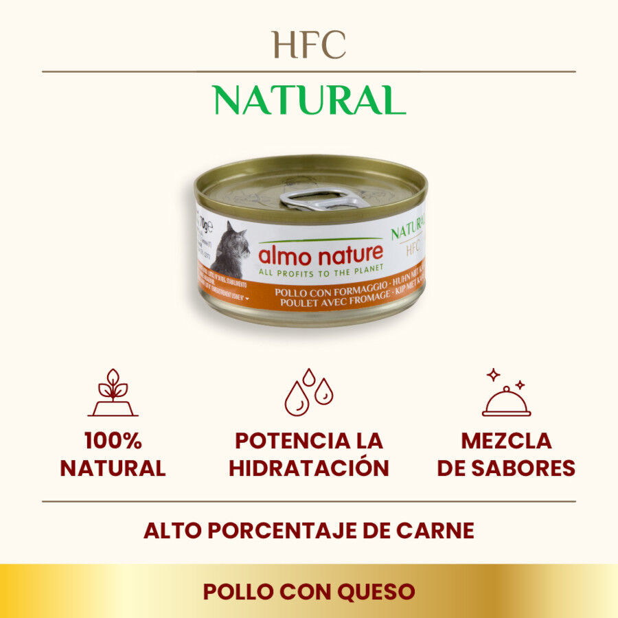 Almo Nature HFC Pollo y Queso para gatos thumbnail