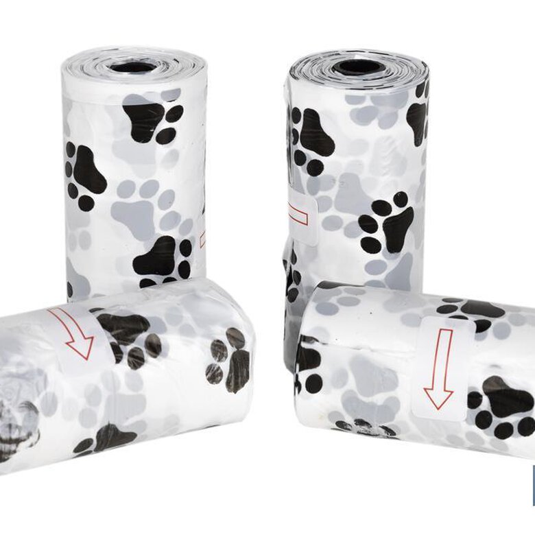 Bolsas de Basura para excrementos de perros | 4 rollos de15 bolsas | Medidas: 35,5 x 23 cm, , large image number null