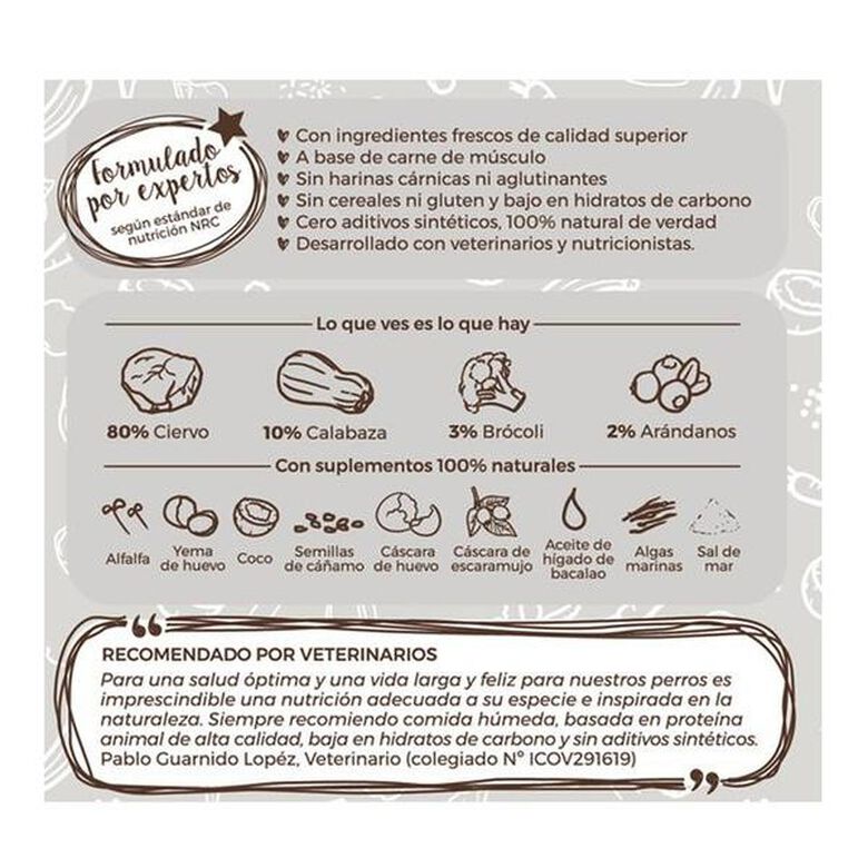 Pack de 12 latas de comida húmeda para perros Puromenu sabor ciervo thumbnail