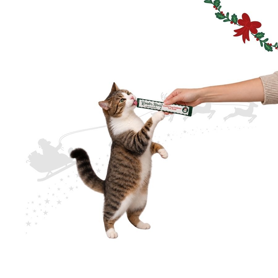 14 g Wonder Christmas Barritas Cremosas de At&uacute;n Snacks para gatos, , large Imagen numero 2